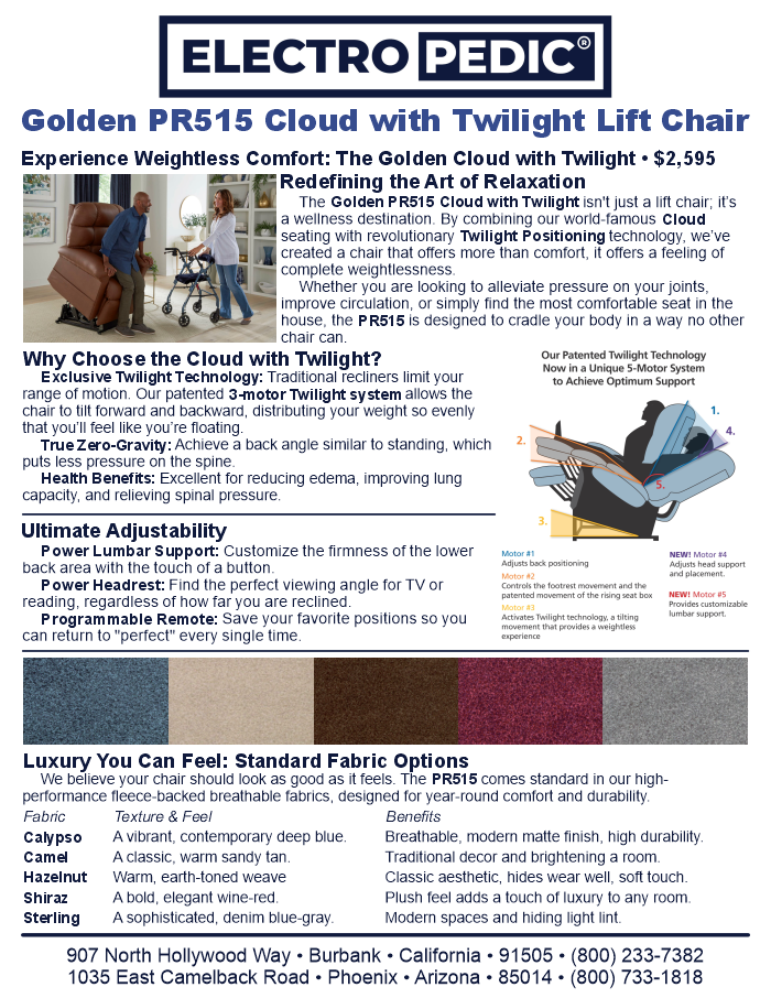 You can rent a Golden PR515 Cloud with Twilight